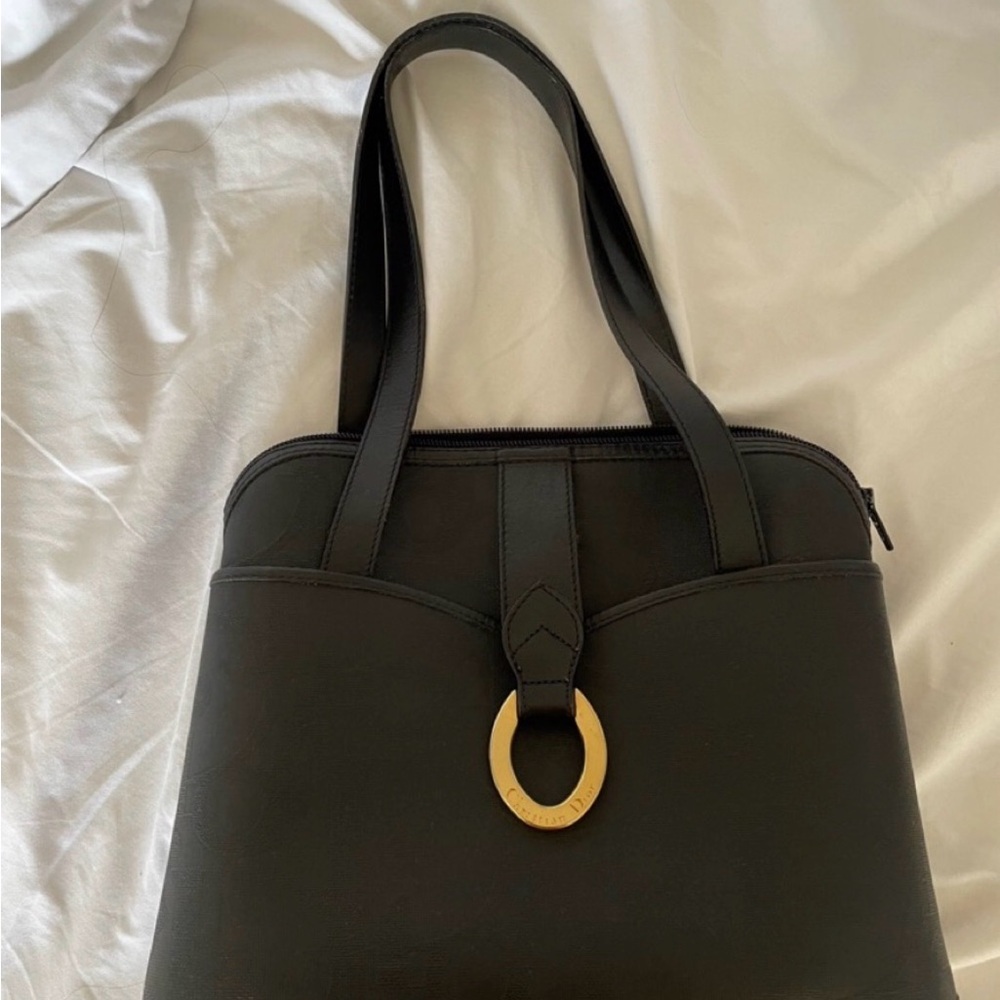 Authentic vintage Dior bag with Gold Accent